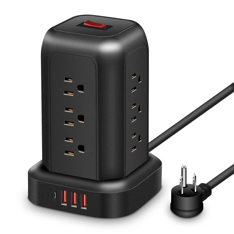 12 Outlet Kabel Ekstensi Strip Daya AS