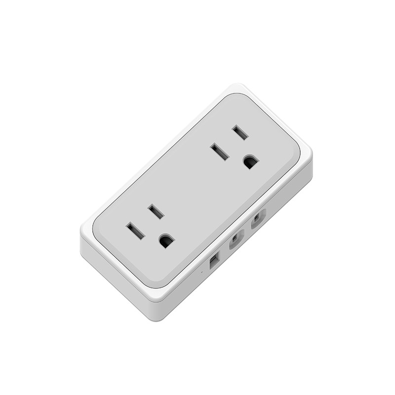 2 outlet US Wall Power Strip