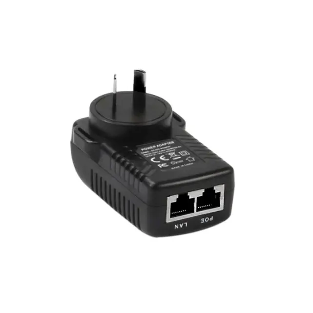 Adaptor Dinding POE 24V 1A Injektor POE Port Ganda