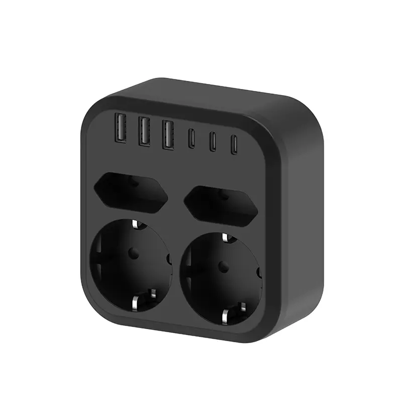 4 outlet strip daya dinding UE