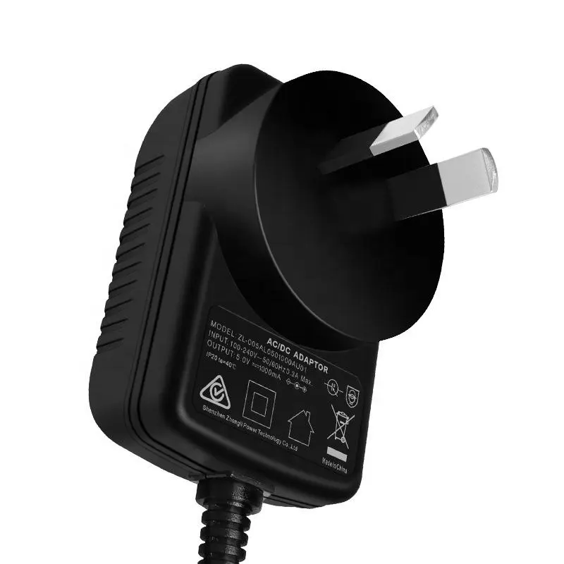 Adaptor Daya Steker Dinding Cepat PD Standar AU 5V 1A AU