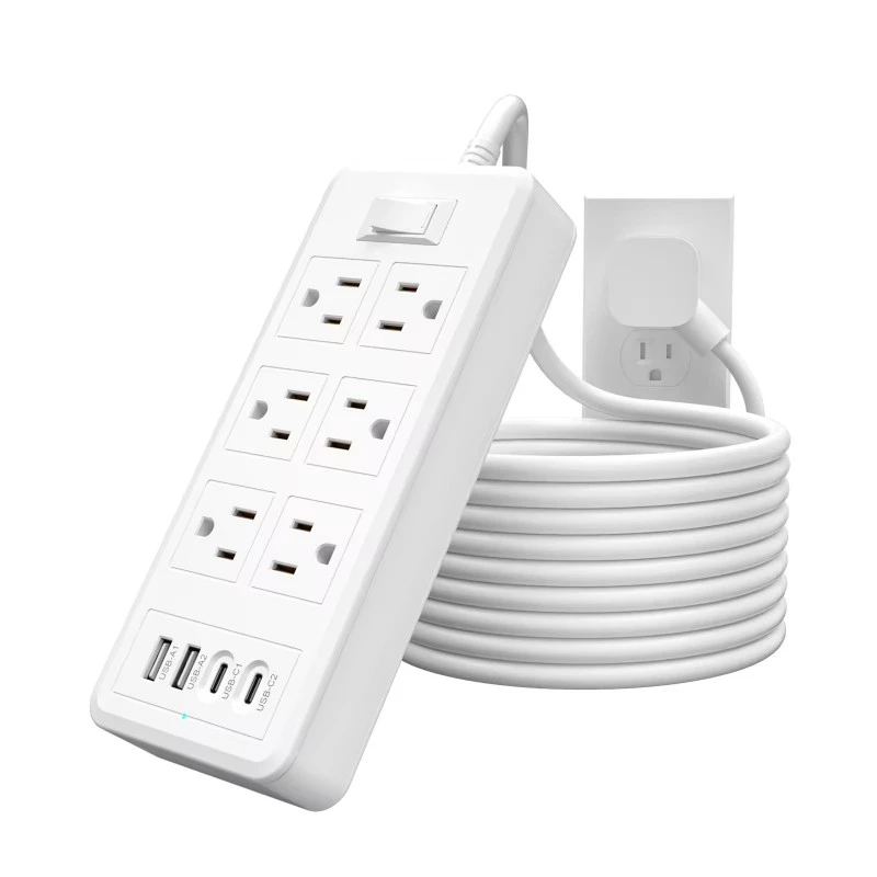 6 Outlet 4 Port USB Strip Daya AS