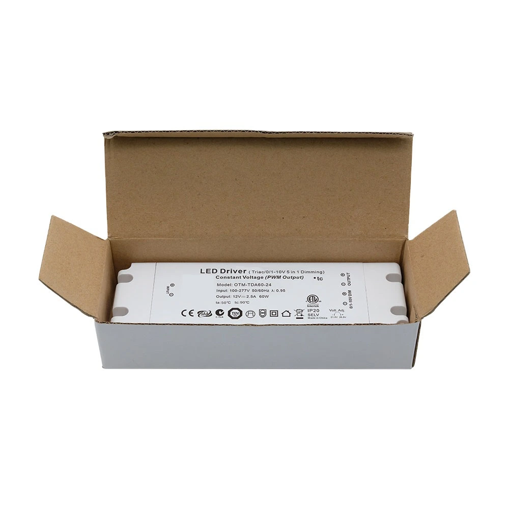 Driver LED Triac Dimmable Ultra Tipis Tegangan Konstan 60W