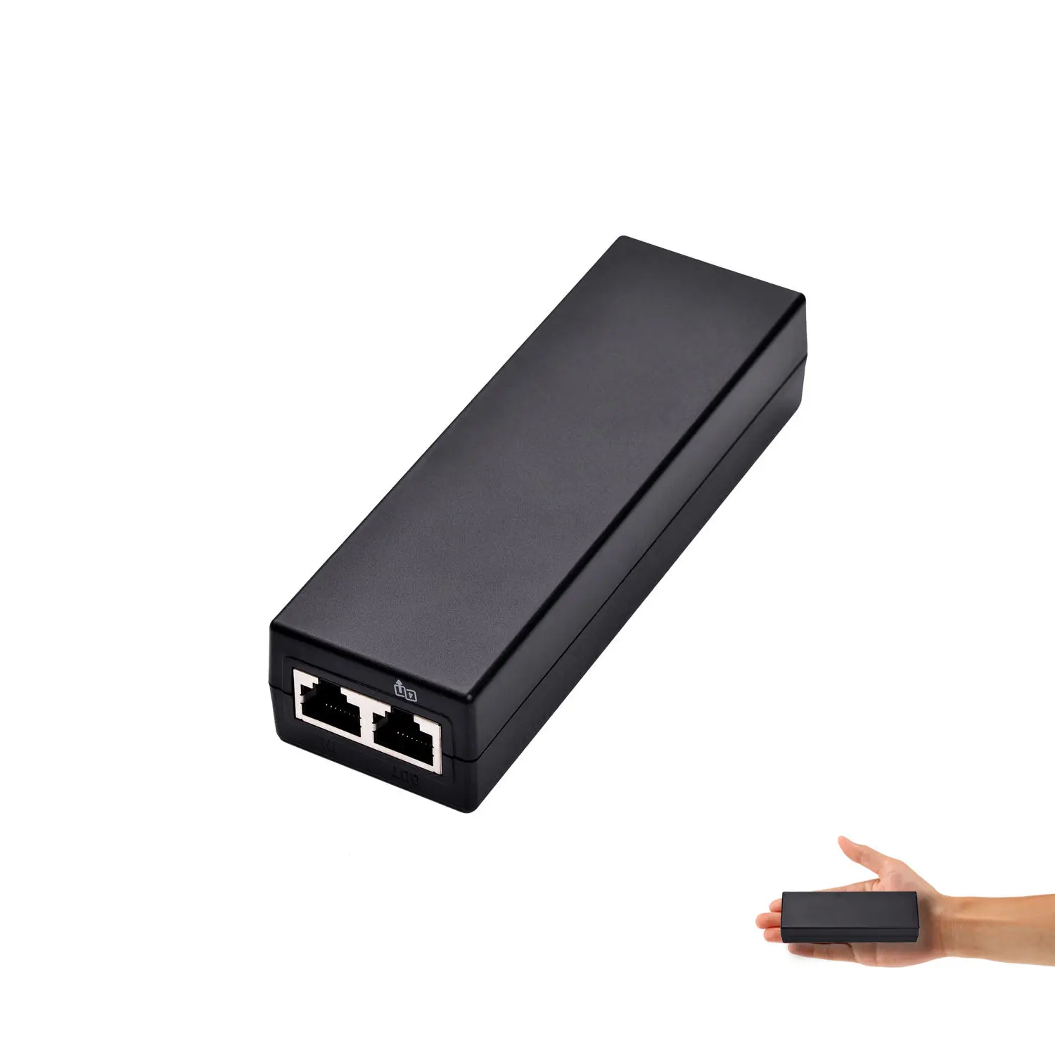 Injektor PoE Gigabit Ethernet 802.3afat 48V 30W 1000Mbps