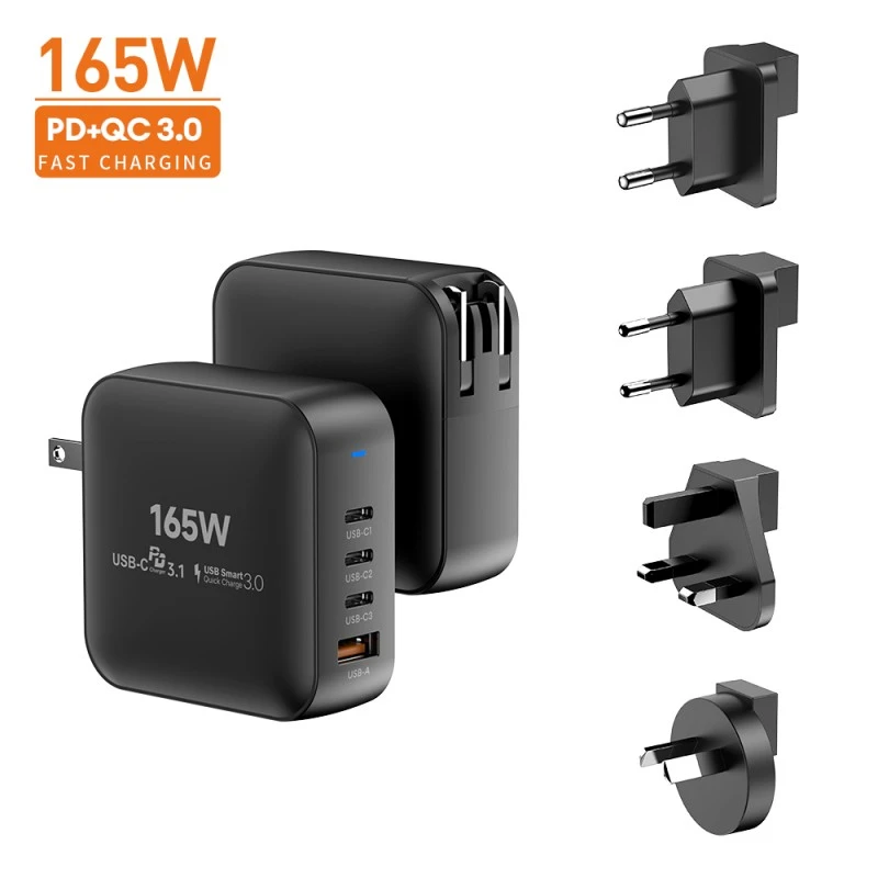 Pengisi Daya Gan 165W Berkecepatan Tinggi