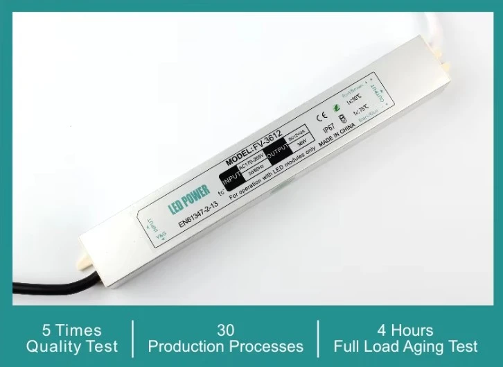 IP67 Waterproof LED Driver Aluminium Switching Power Supply