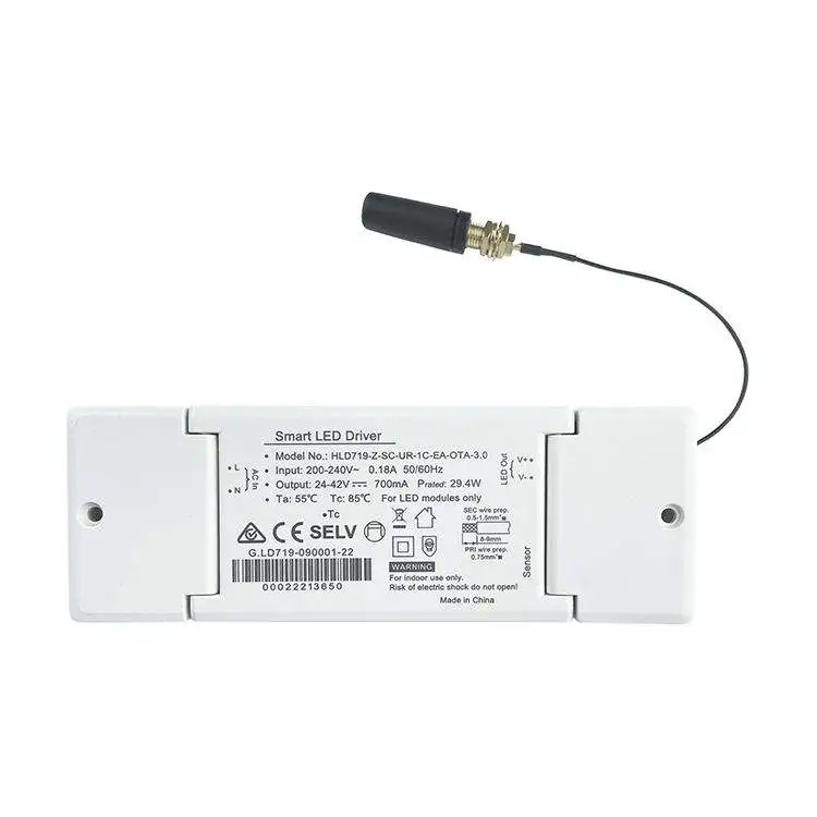 Kontrol Nirkabel Tuya Zigbee Driver Led Dapat Diredupkan 350mA Cct
